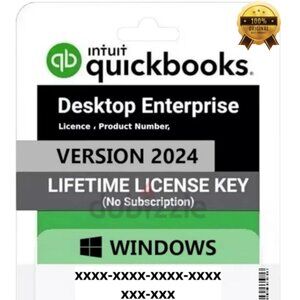 Intuit QuickBooks Enterprise Software 2024 For Pc Windows Desktop